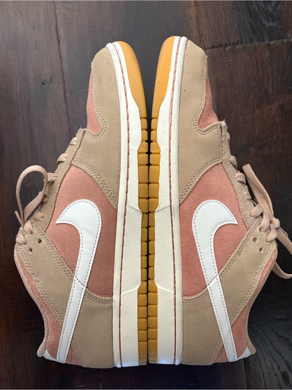 Nike Men’s Sneakers Tan, Pink, White, Yellow